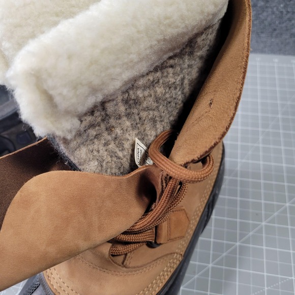 Sorel Boots Womens Size 7 Brown Caribou II Winter Removable Liner NL1000-220 - Picture 9 of 10
